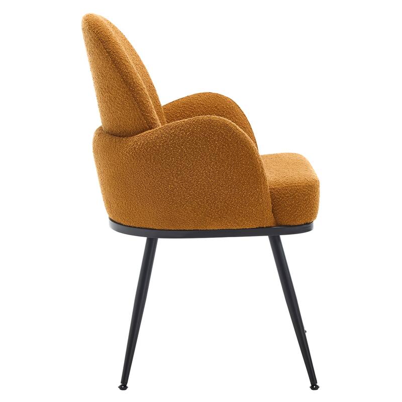 Fabric Upholstered Dining Chairs Set of 2/4 with Arms - 34.8"H x 23.2"W x 22.8"D