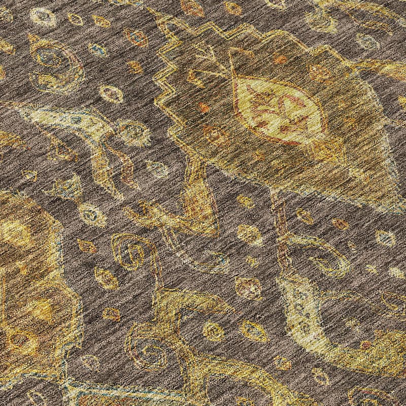 Machine Washable Indoor/ Outdoor Traditional Venetian Chantille Rug