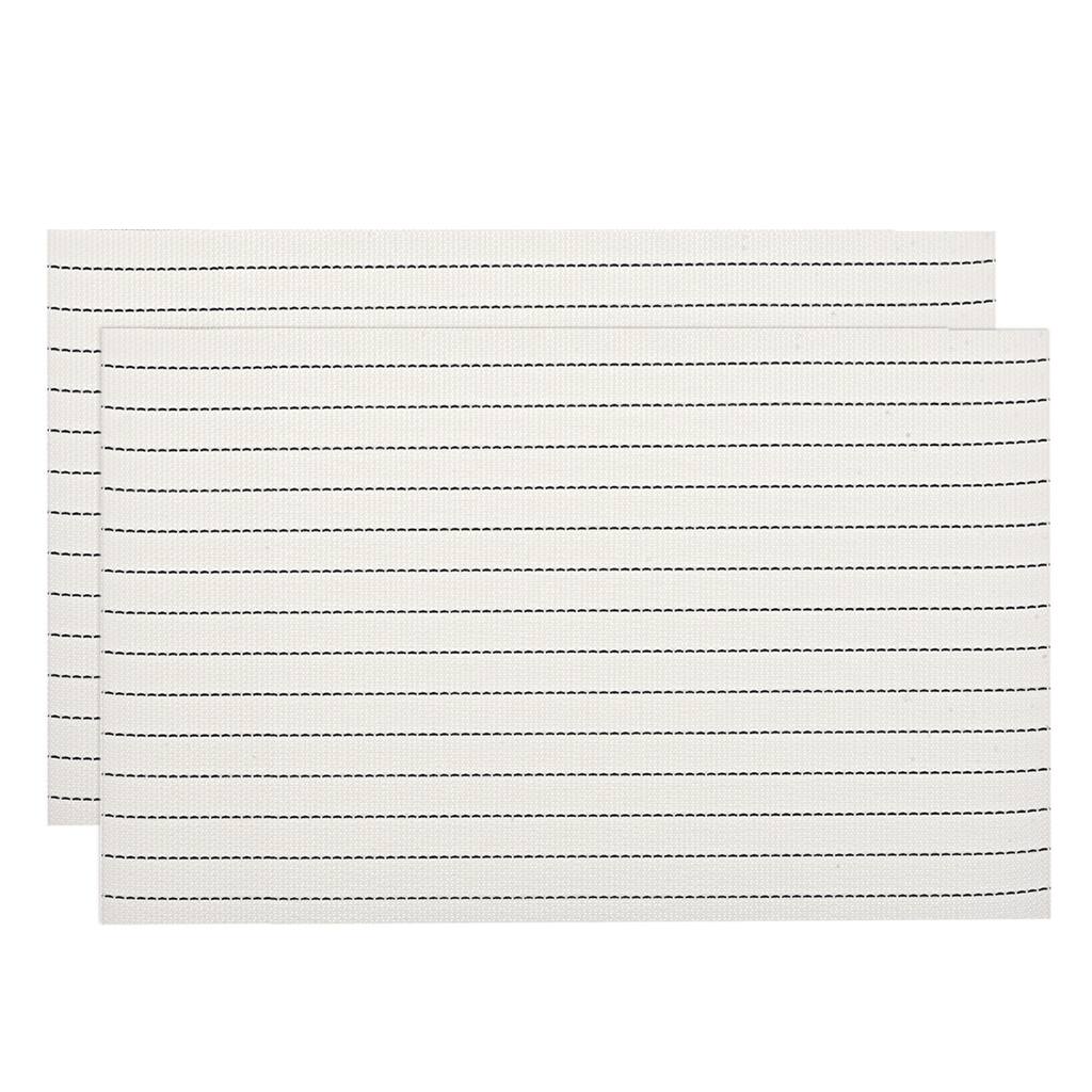 Place Mats, Table Mats PVC Washable Woven Placemat