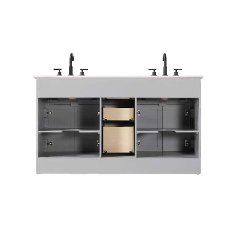 Nathaniel Double Bathroom Vanity (54-84 inch)