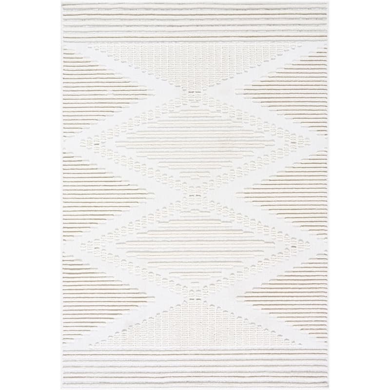 Livabliss Bohemian & Eclectic Lyna Diamond Washable Area Rug