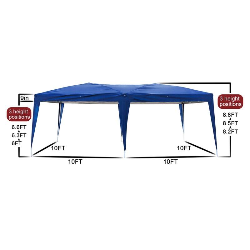 3 x 6m Two Windows Practical Waterproof Folding Tent