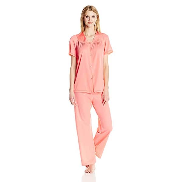 Vanity Fair Women S Coloratura Sleepwear Short Sleeve Pajama Set 90107 Overstock 19813222