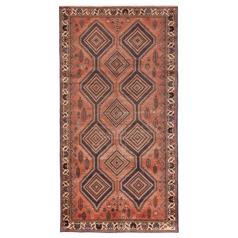 ECARPETGALLERY Hand-knotted Konya Anatolian Copper Wool Rug - 4'9 x 9'6