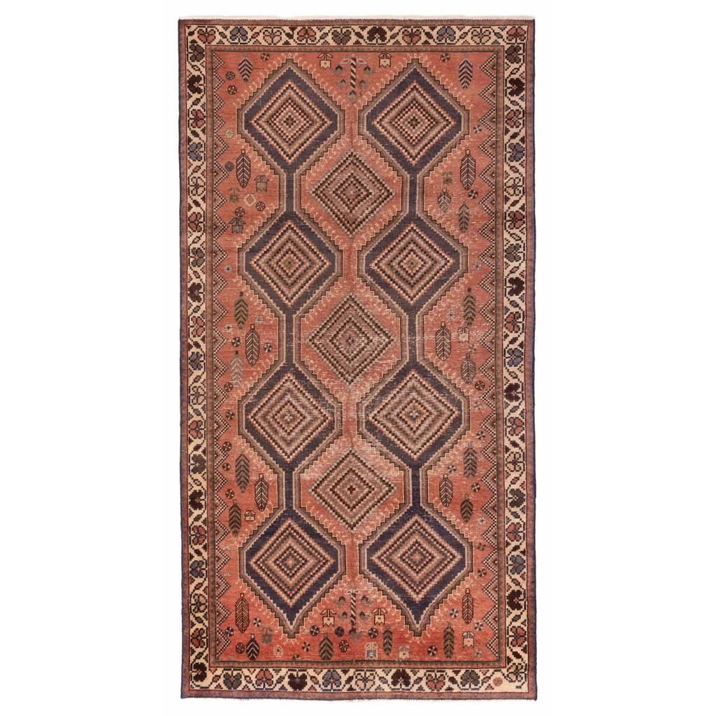 ECARPETGALLERY Hand-knotted Konya Anatolian Copper Wool Rug - 4'9 x 9'6