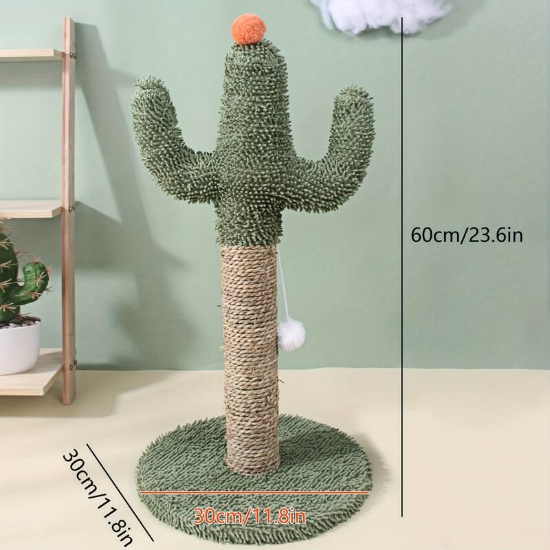 Anmytek Durable Cactus Cat Scratcher - Christmas Gift, Promotes Claw Health & Interactive Play