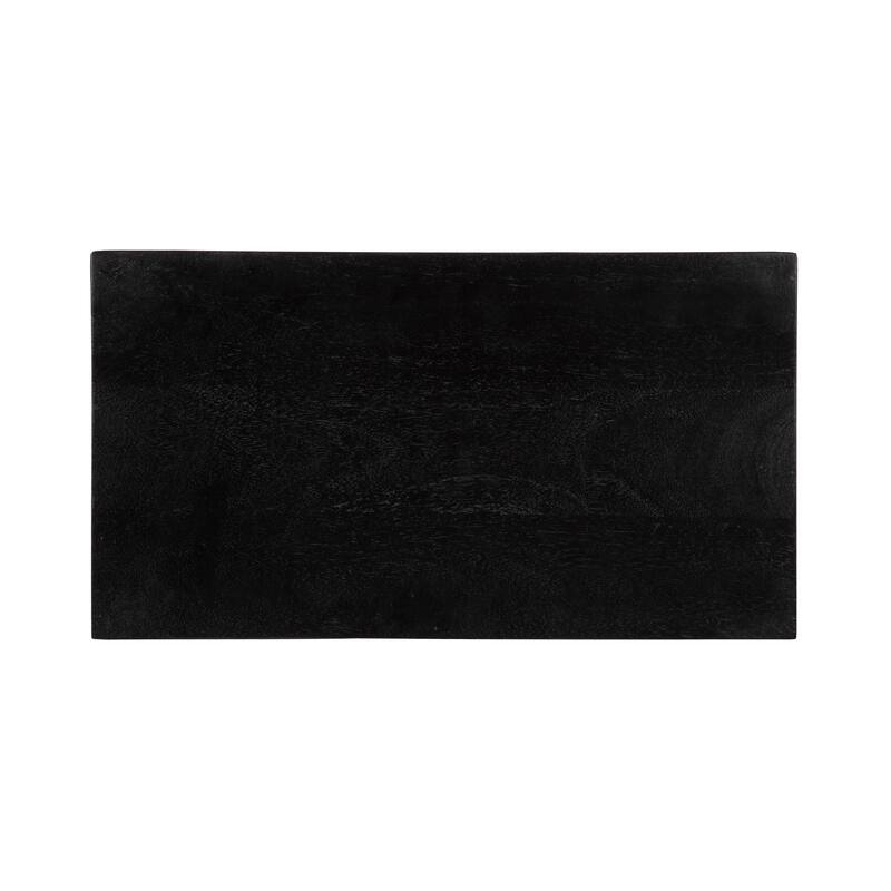 Kate and Laurel Reid Floating Wood Side Table with Open Storage