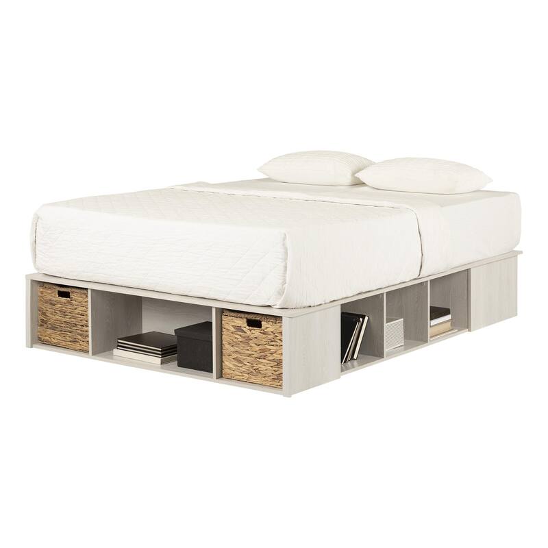South Shore Prairie Storage Bed with Baskets