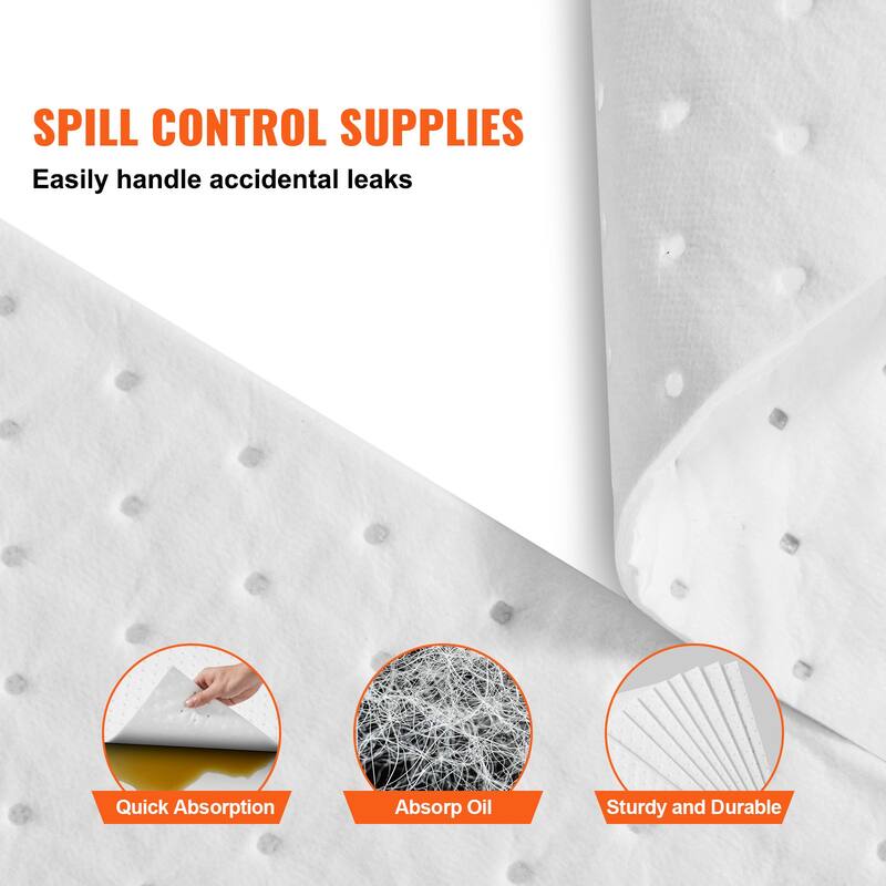Spill Absorbent Pads Polypropylene Absorbent Pad for Water