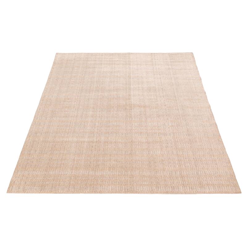 ECARPETGALLERY Hand Loomed Kashkuli Gabbeh Tan Wool Rug - 5'7 x 7'11