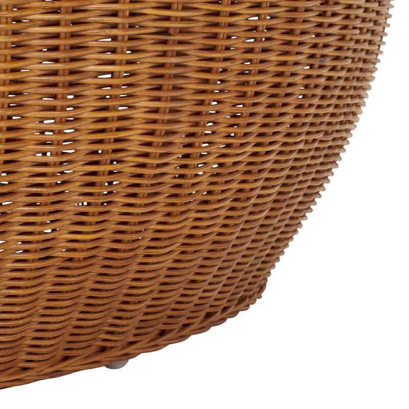 SAFAVIEH Couture Hylda Rattan Coffee Table, Fully Assembled - 43"W x 29"D x 16"H