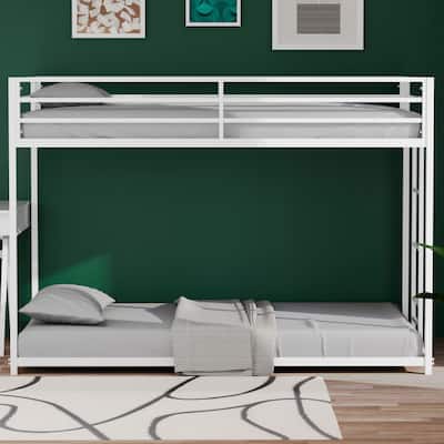 Twin over Twin Metal Bunk For Bedroom