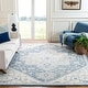 preview thumbnail 66 of 67, SAFAVIEH Handmade Micro-Loop Nuriye Medallion Wool Rug 8' x 10' - Blue/Ivory - Rectangle