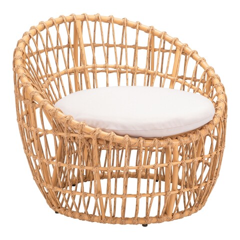 Inglenook Accent Chair Beige & Natural - N/A