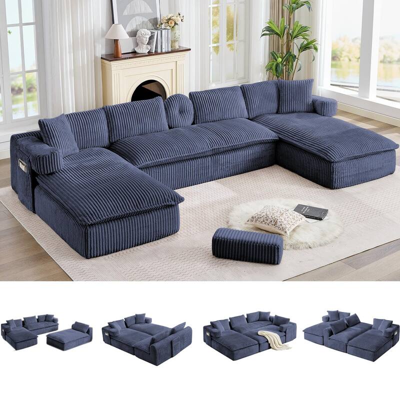 149" Oversized Sectional Couches U Shaped Modular sofa