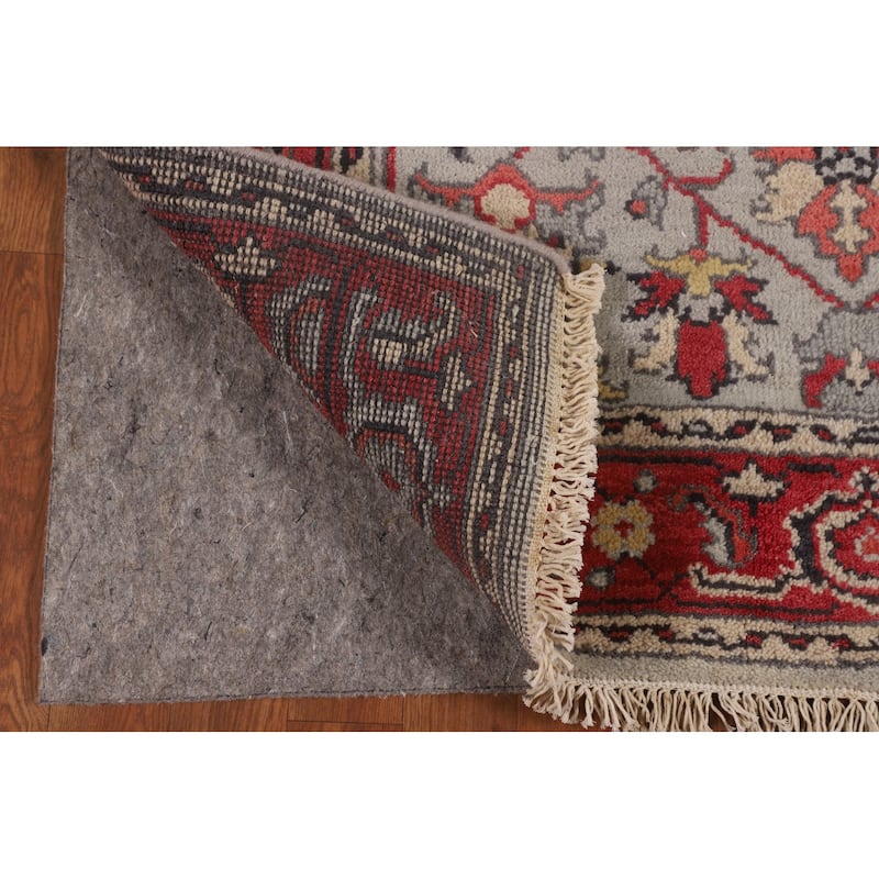 Heriz Serapi Oriental Foyer Rug Handmade Bedroom Wool Carpet - 4'1"x 5'11"