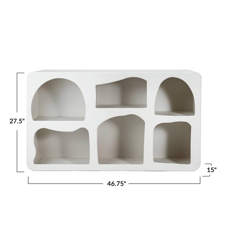 Textured Wood Shelf
