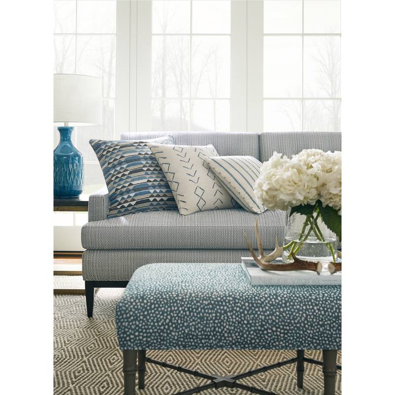 Currey & Company Samba Blue Table Lamp - 29.25"h x 17"dia