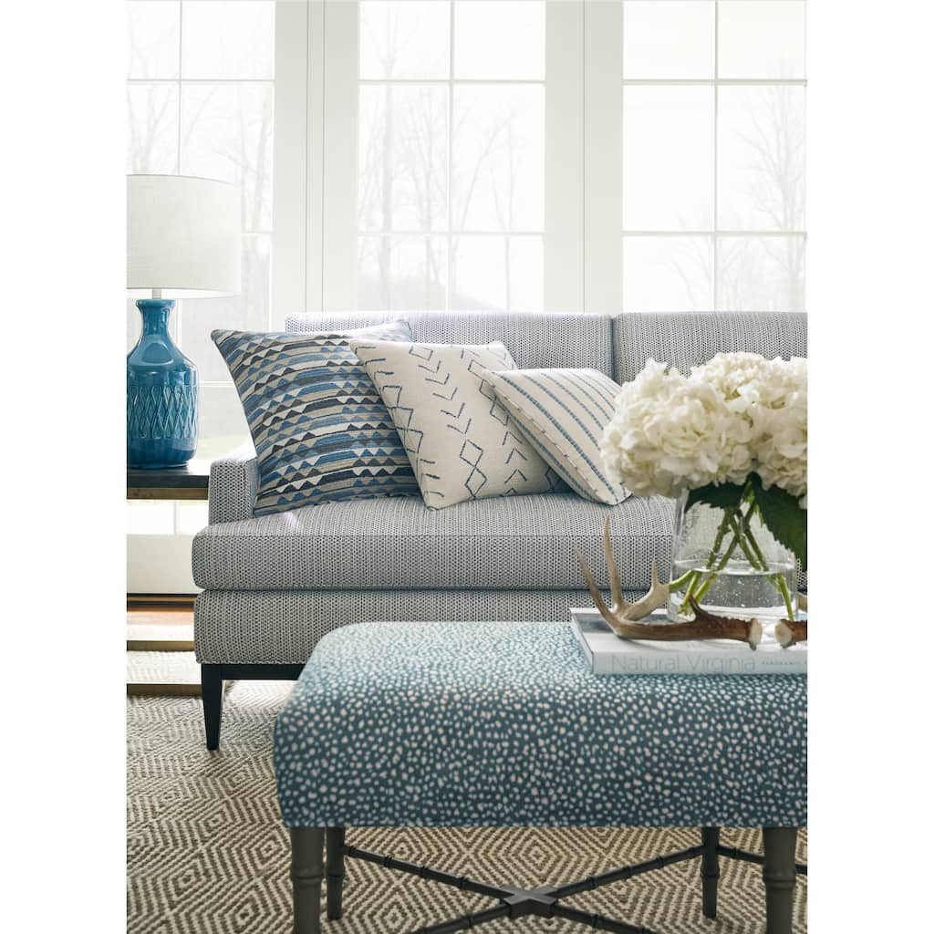 Currey & Company Samba Blue Table Lamp - 29.25"h x 17"dia