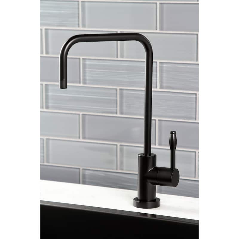 Kingston Brass Nustudio Single-Handle Cold Water Filtration Faucet - Matte Black
