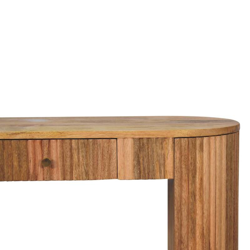 Artisan Furniture Solid Wood Soba Straight Console Table, 1 drawer