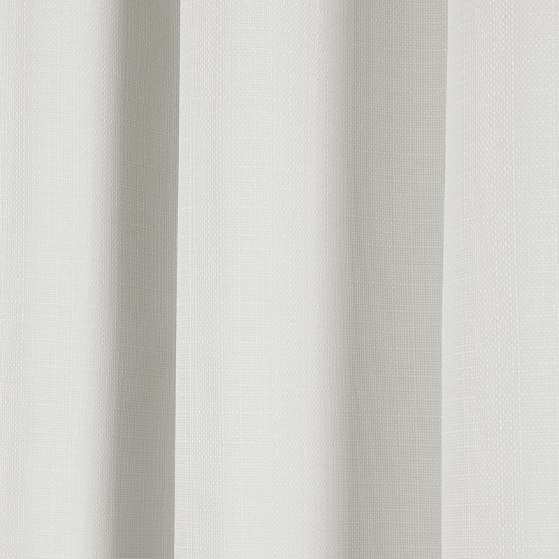 Porch & Den Limpus Faux Linen Grommet Top Blackout Curtain Panel