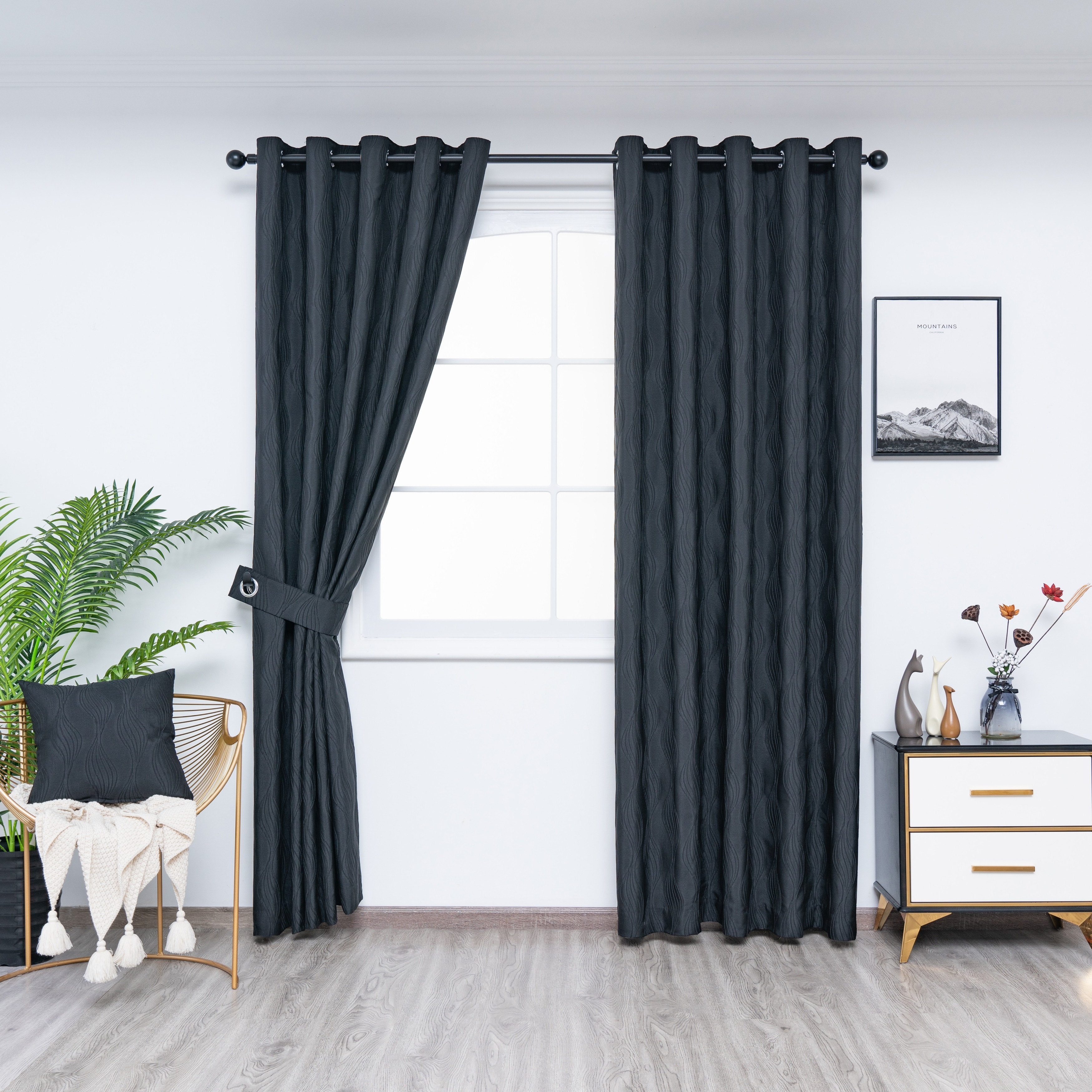 Gouchee Home Surf Indoor Panel Curtains 54 x 96 - N/A ...