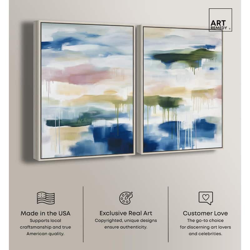 Kairos II Canvas Set of 2 by Art Remedy