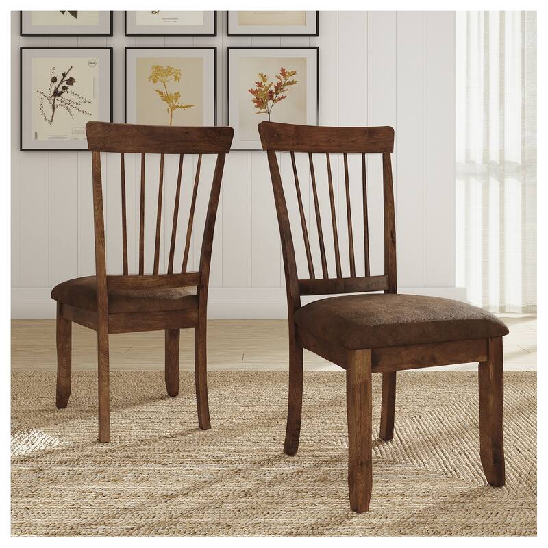 Signature Design by Ashley Berringer Dining Side Chair (Set of 2) - Set of 2 - Brown - Dining Height