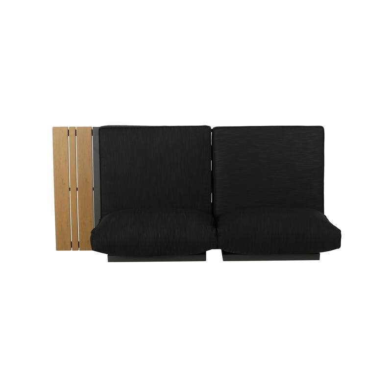 Roomfitters 5-Seater Outdoor Sofa Set, Weather-Resistant Cushioned Patio Seating, Modern Metal Frame
