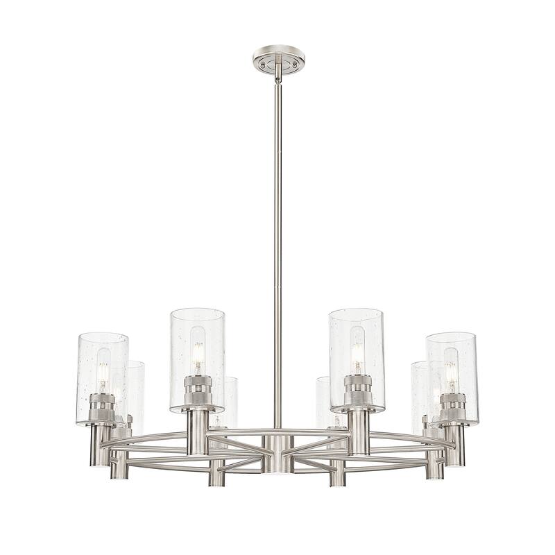 Innovations Lighting Downtown Urban - Crown Point - 8 Light 32" Stem Hung Chandelier with 7" Shade