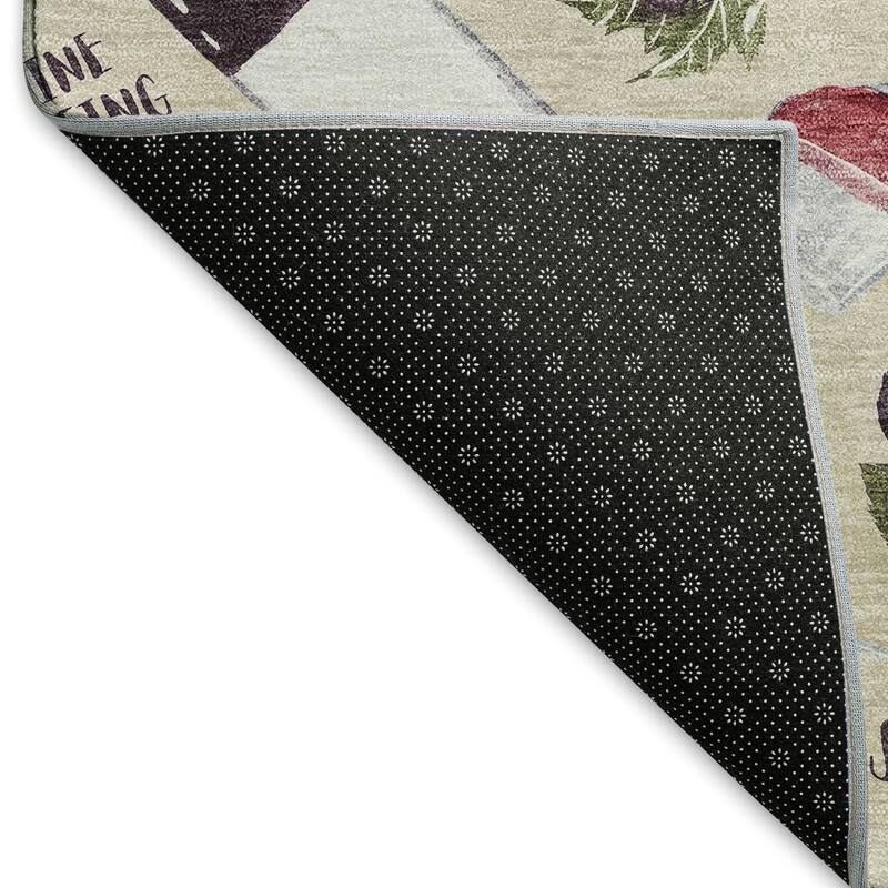 Premium Washable Super Soft Wine Not Mayfield Rug