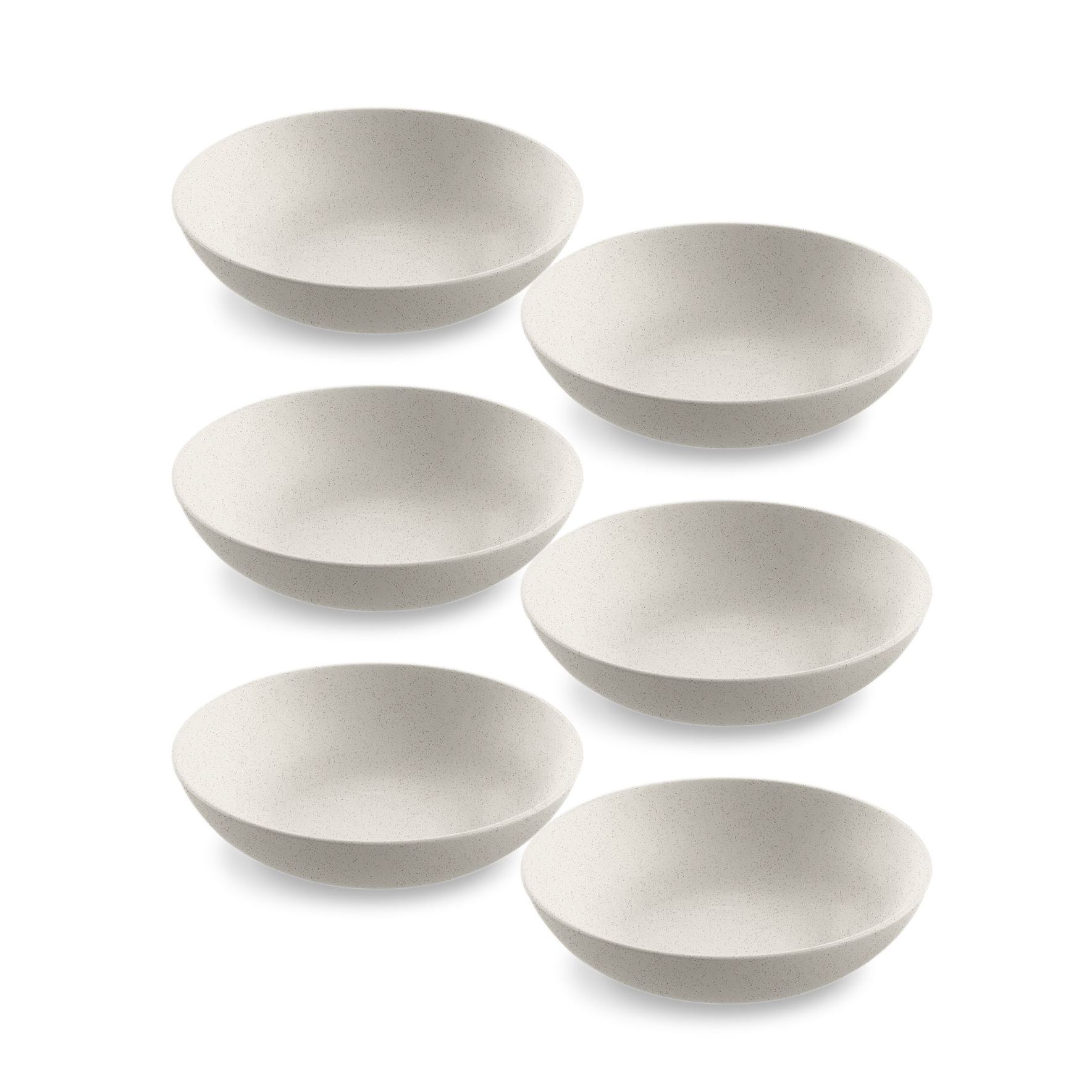 Abode Homewares Coupe Wheat Straw Bowl - Brown - 7.8" - Set of 6