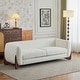 preview thumbnail 18 of 58, Christopher Knight Home - Alpine Boucle Oversized 82 inch Sofa with Faux Sherpa Texture