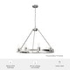preview thumbnail 5 of 14, Hunter 30" Saddlewood 9-Light Chandelier - Dining Room, Entry - Farmhouse, Industrial, Wagon Wheel