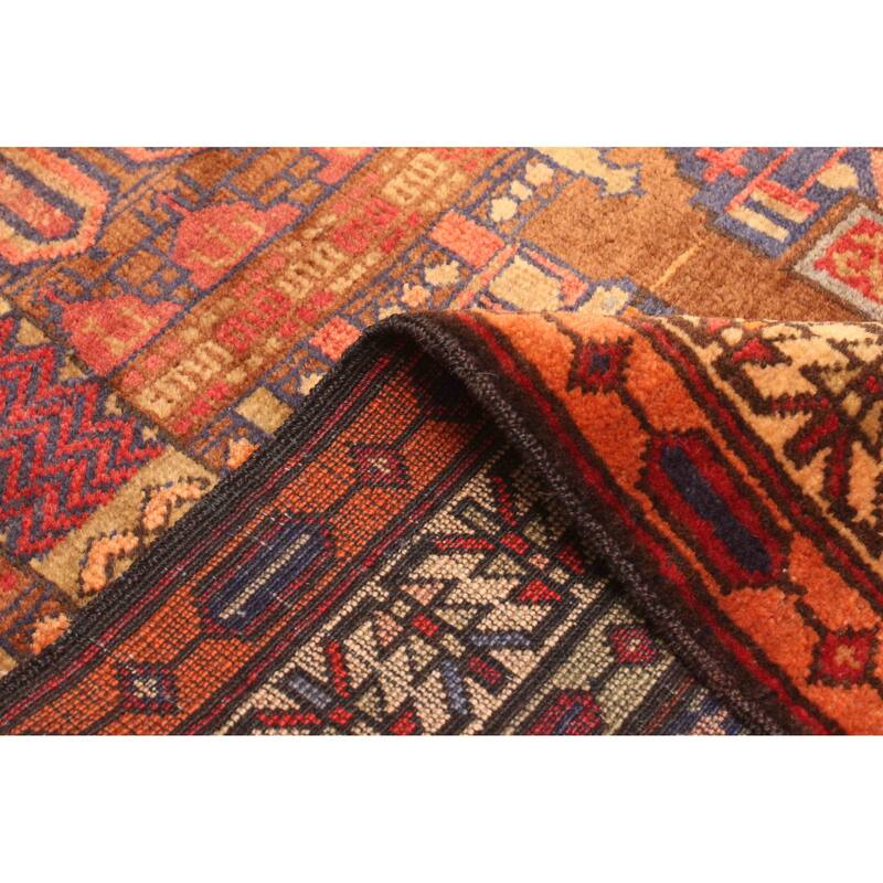 ECARPETGALLERY Hand-knotted Teimani Brown Wool Rug - 2'7 x 4'5