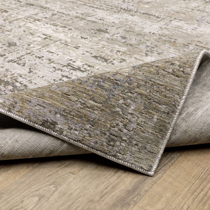 Style Haven Nelson Industrial Abstract Beige/ Grey Indoor Area Rug