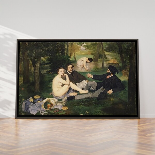 Large Wall Art, Framed Art, Le Déjeuner sur l'herbe (Luncheon On