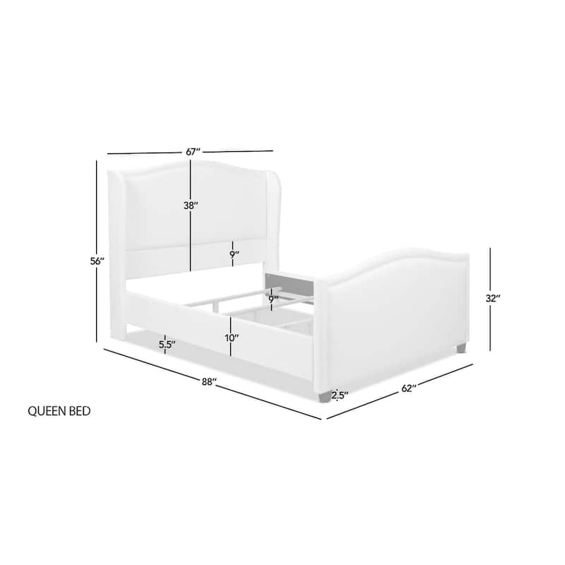 Jennifer Taylor Home Carmen Panel Bed