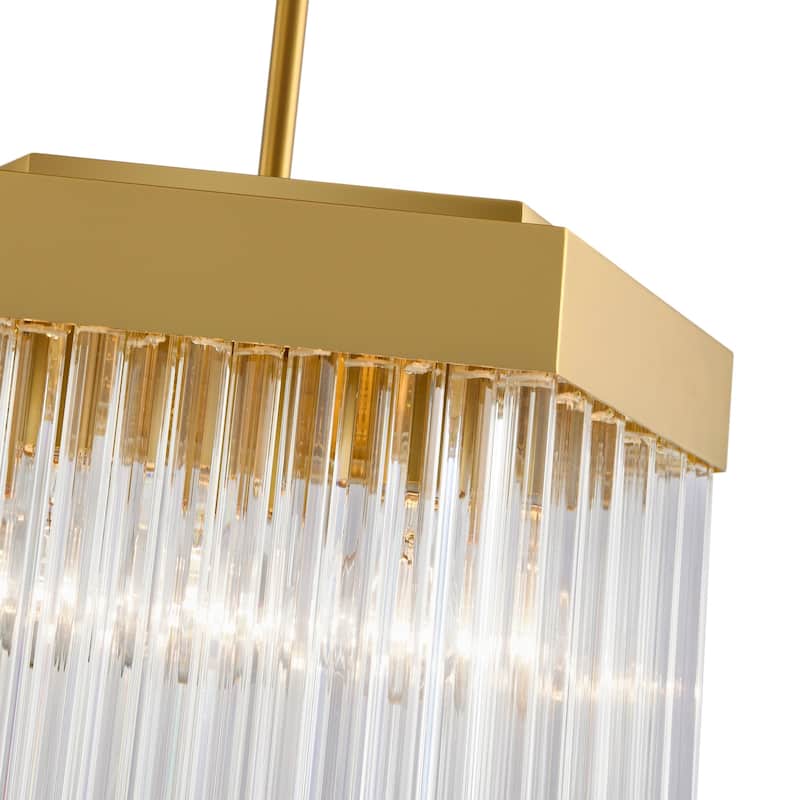 Artcraft Emma 3-Light Pendant - Brushed Brass