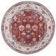 preview thumbnail 102 of 112, SAFAVIEH Lauren Ralph Lauren Lefka Rug 6'7" Round - Red/Ivory Blue - Round