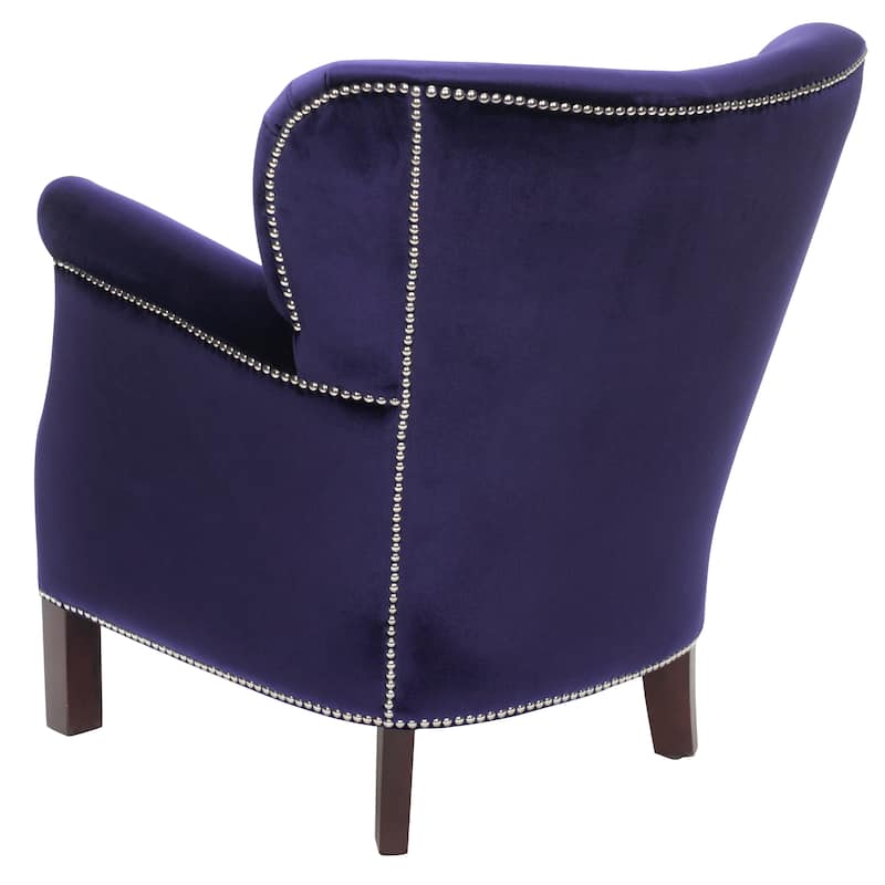 SAFAVIEH Corie Brown Club Chair - 26.6" x 28.9" x 29.3" - 27Wx29Dx29H