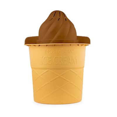 Nostalgia 4-Quart Swirl Cone Ice Cream Maker - 4 Quart