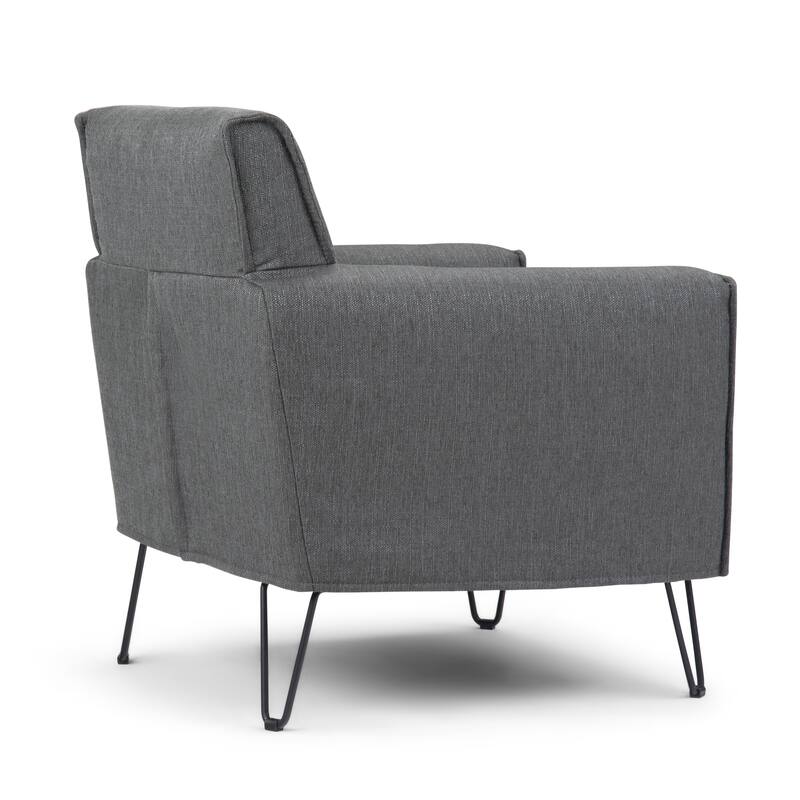 WYNDENHALL Edward 28 inch Wide Mid Century Modern Accent Chair - 28 x 30.3 x 33.1