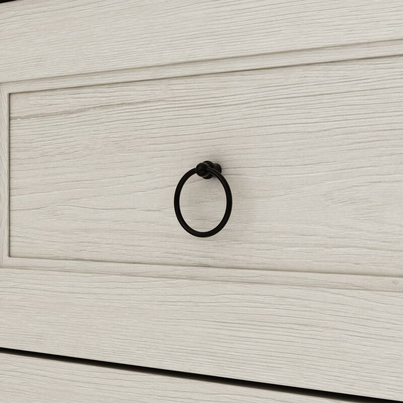 63.4" Wide 9 Drawer Dresser, Modern Light Wood Bedroom Dresser with Solid Legs for Storage