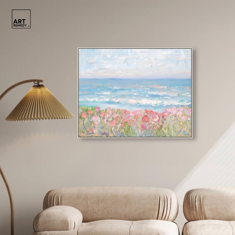 Waves of Peace Canvas by Art Remedy