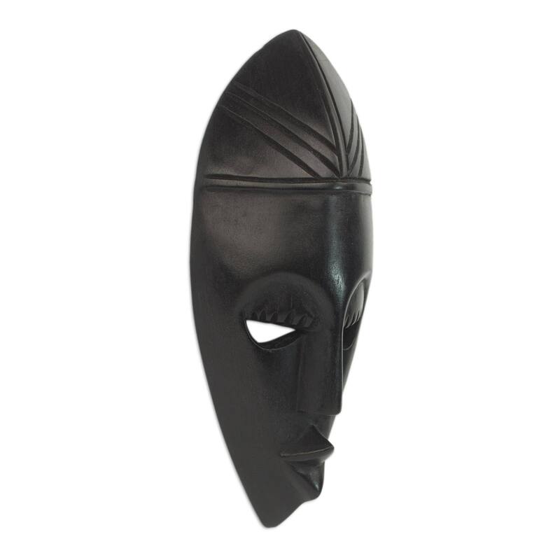 Sese Wood Prudence Ghanaian Mask