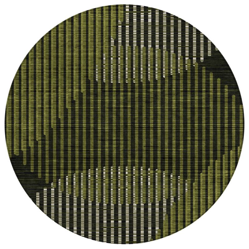 HomeRoots Geometric Transitional Rectangle Outdoor Rug
