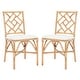 preview thumbnail 7 of 7, SAFAVIEH Bhumi Accent Chair with Cushion Set of 2 (Fully Assembled) - 19Wx21Dx36H