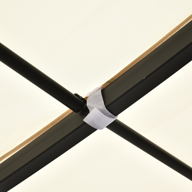 Outsunny Steel Outdoor Pergola Patio Canopy